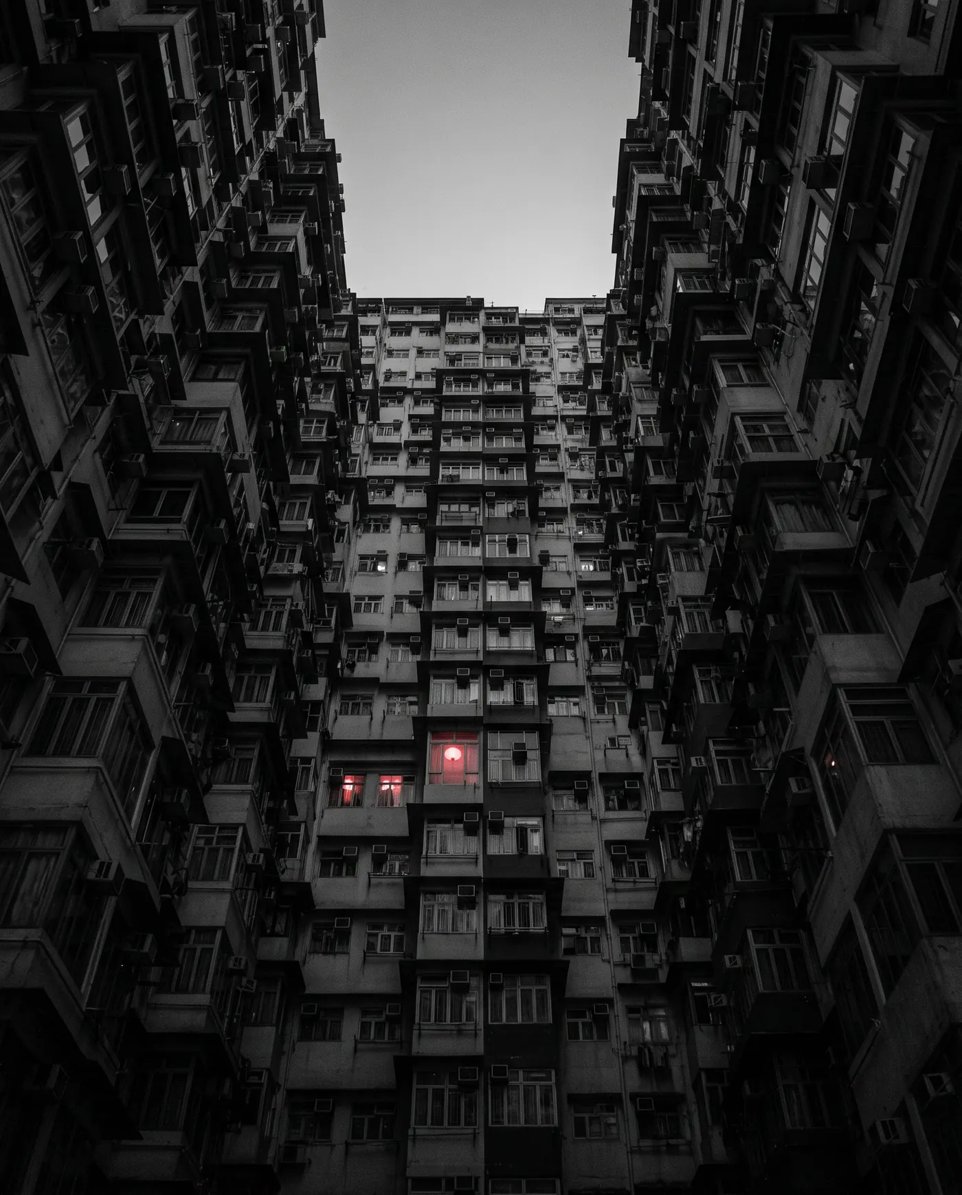 Hong Kong towers at dusk